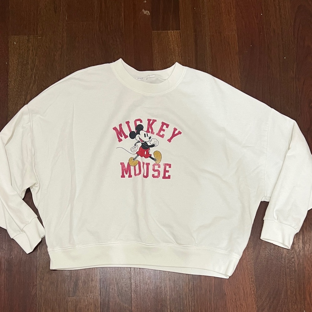 Gap Disney Mickey Mouse Cropped Crew
